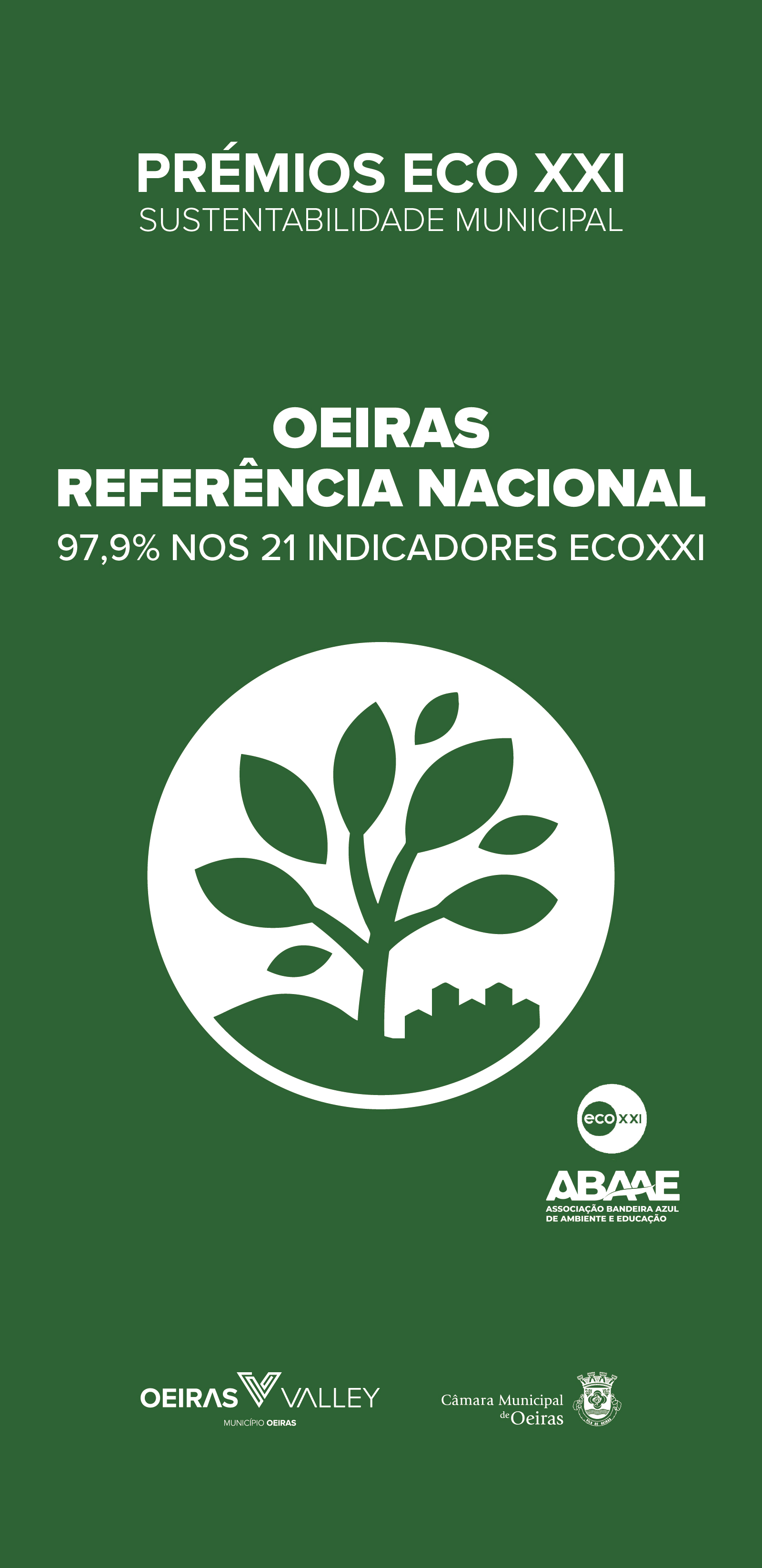 banner alusivo ao tema com logotipo do prémio