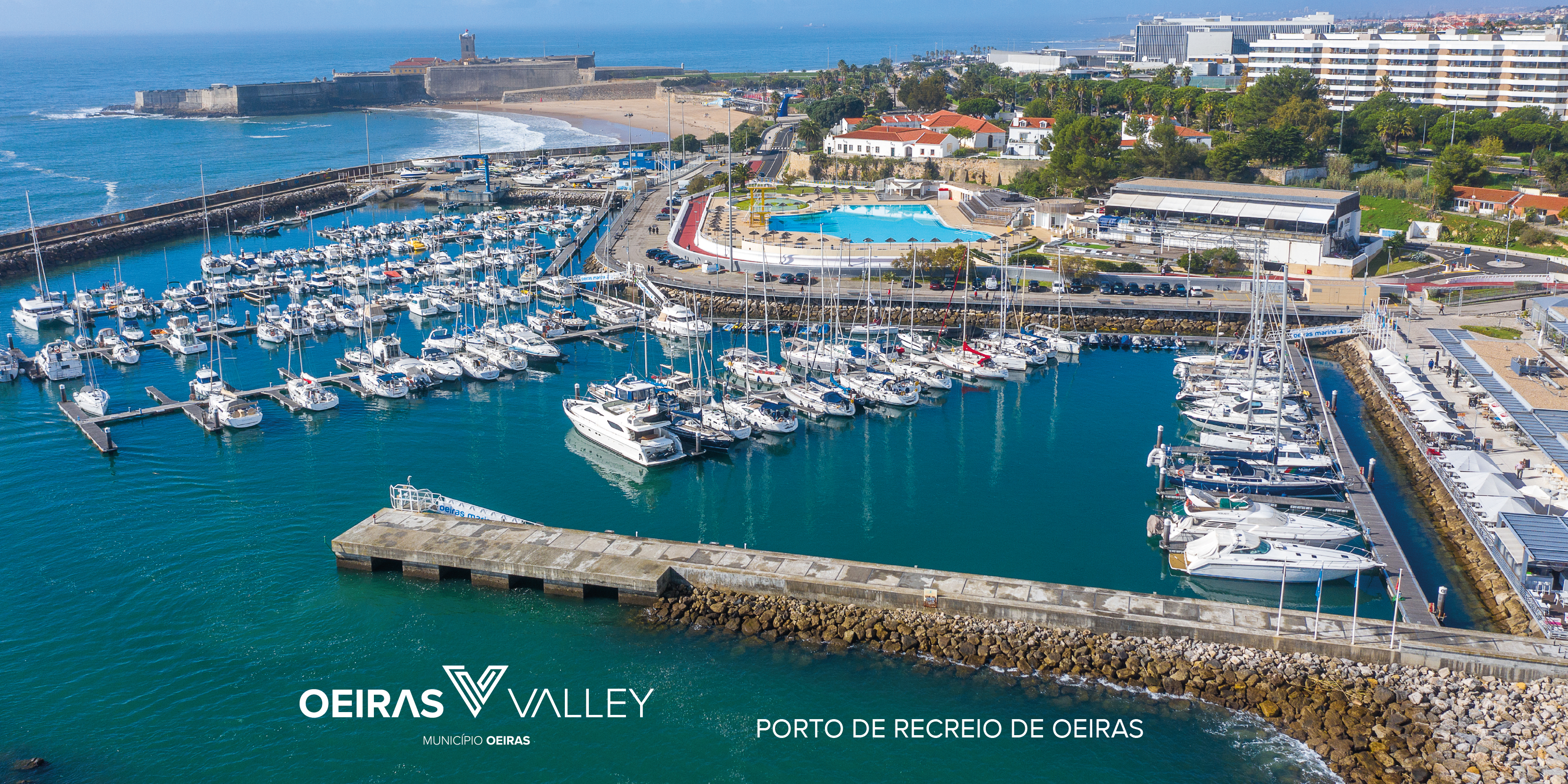Vista aerea do porto de Recreio