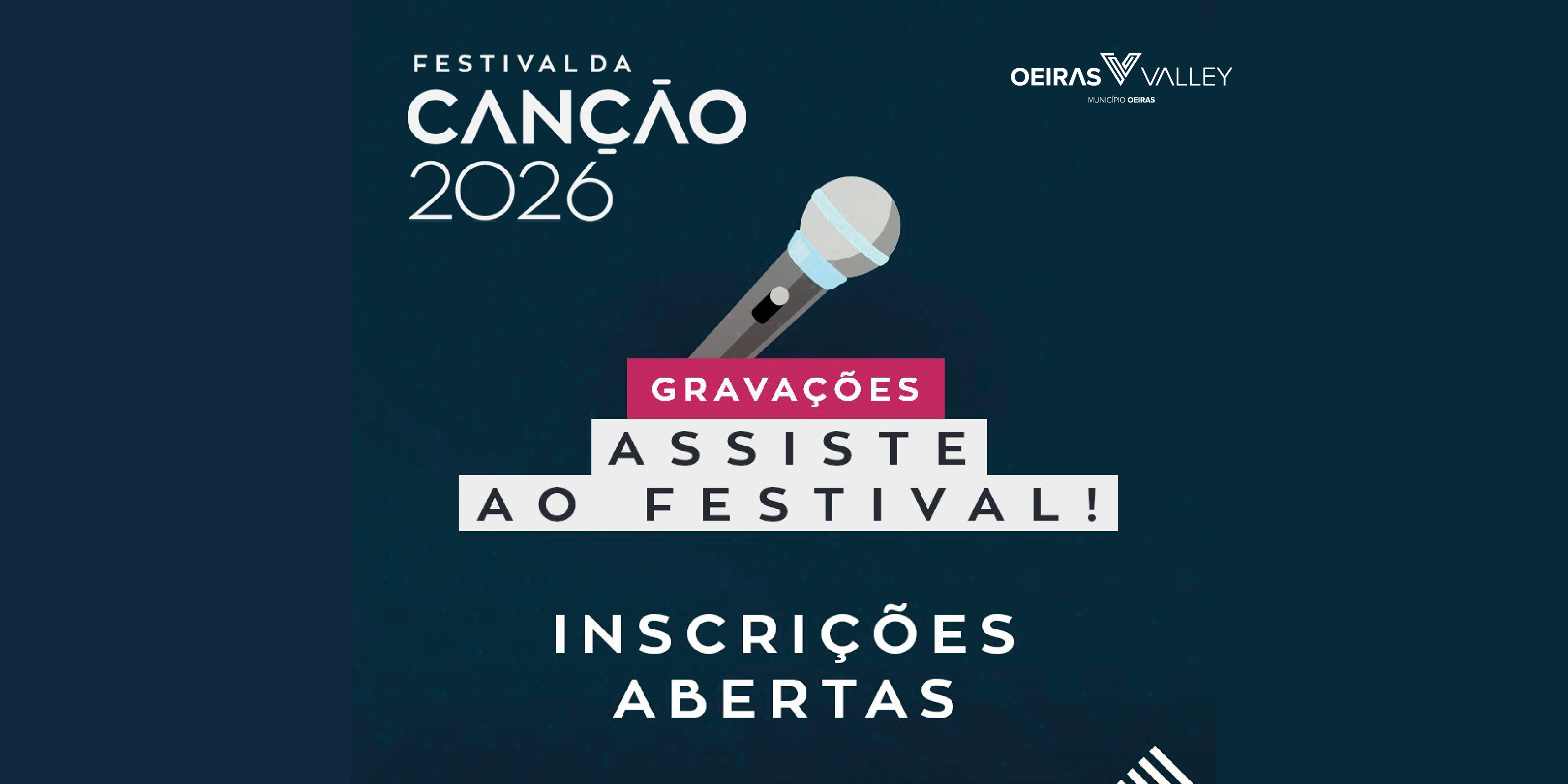 banner informativo do evento