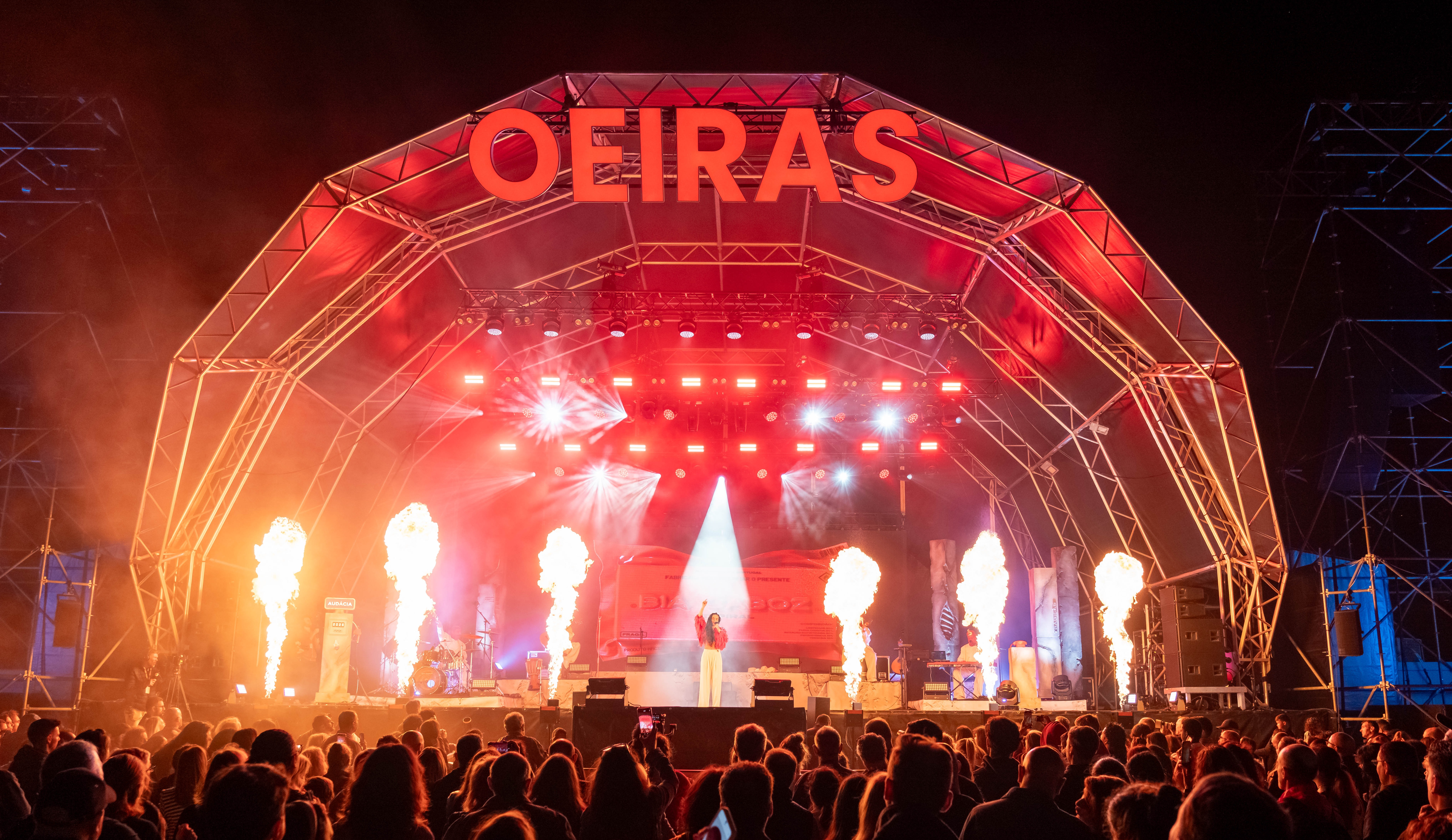 palco principal das festas de Oeiras