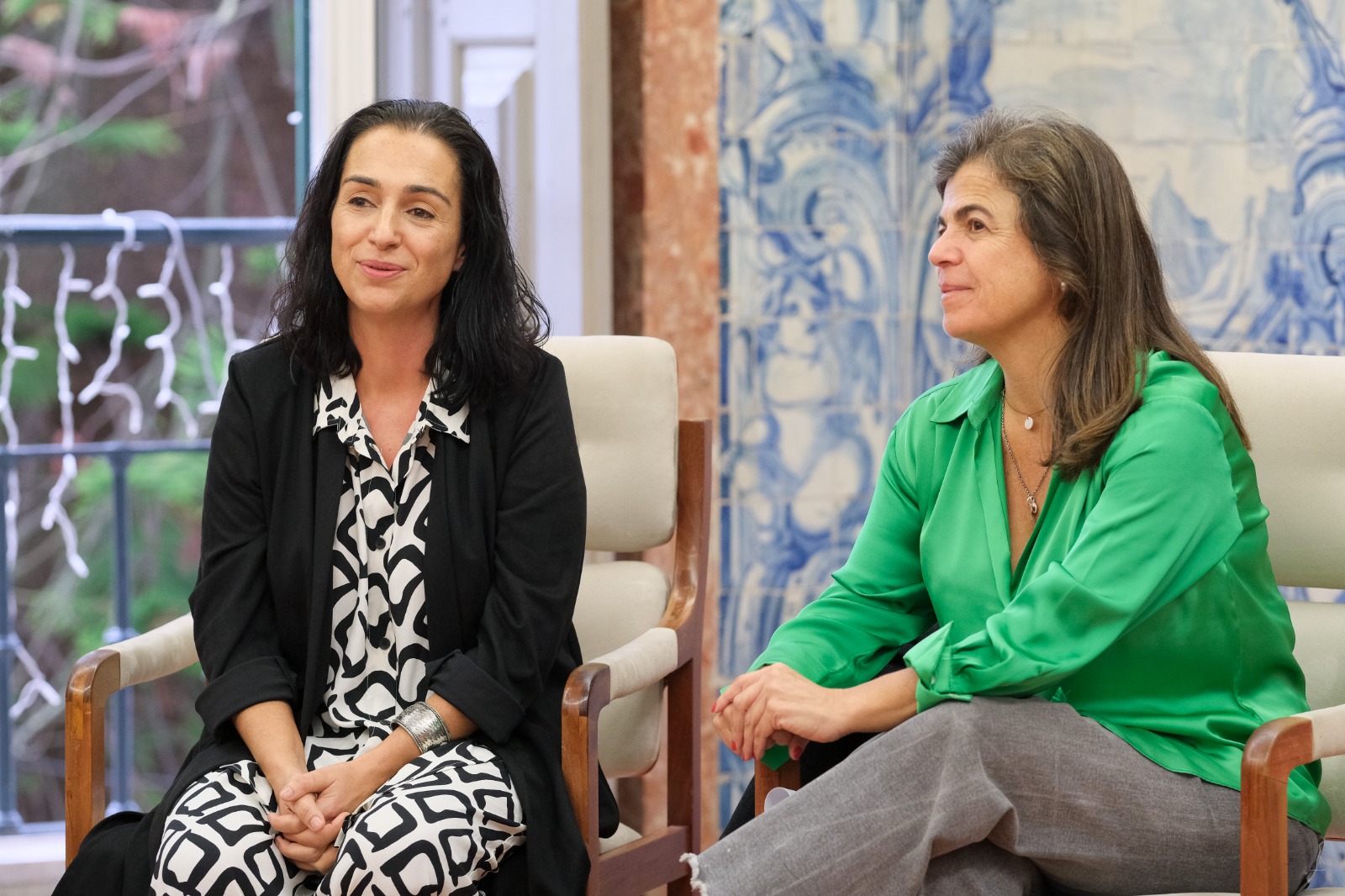 Vereadora Teresa Bacelar no encontro no âmbito do Dia Mundial contra a Sida