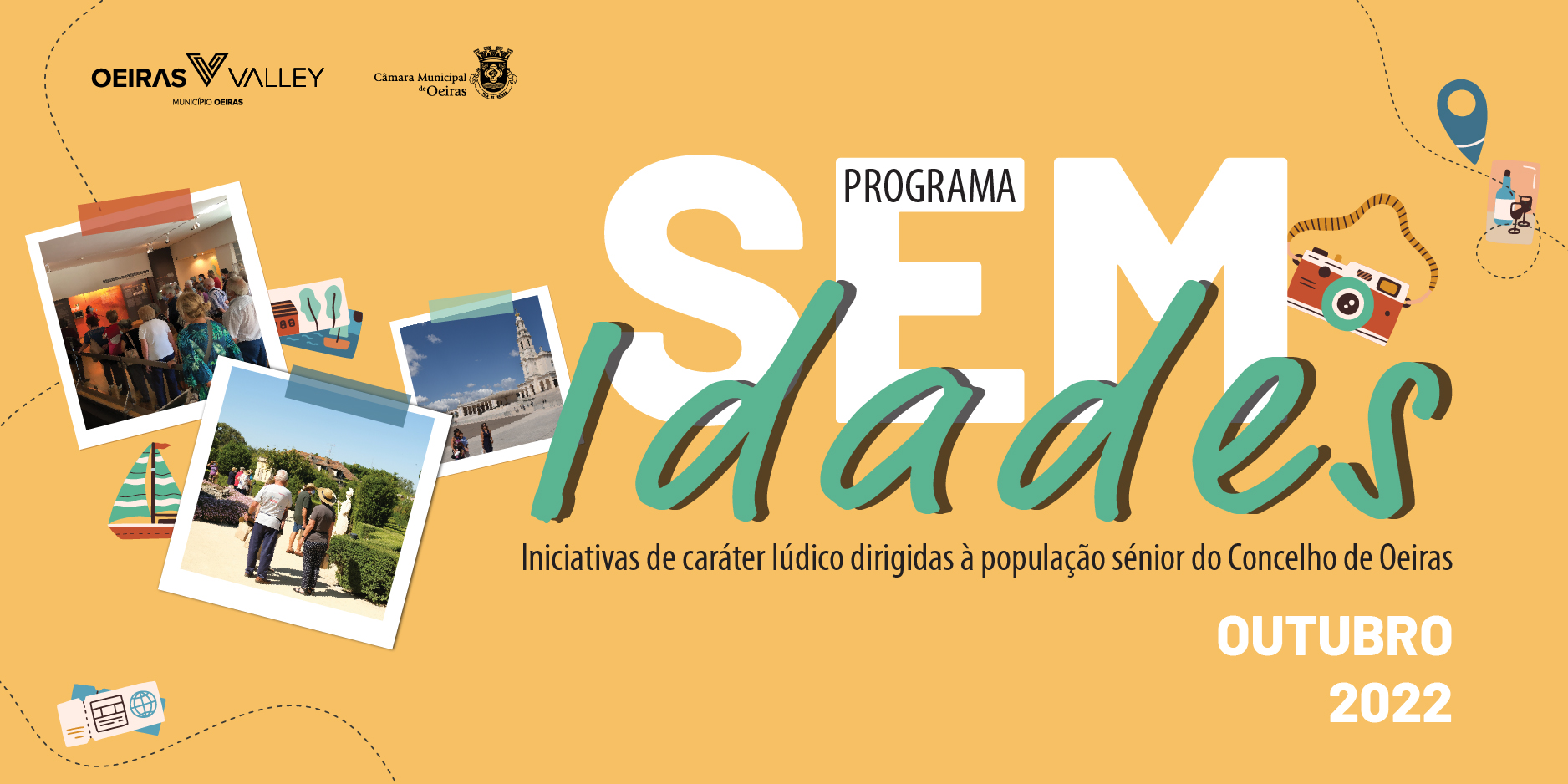 'Programa SEM IDADES' assinala o Dia Internacional do Idoso com atividades no mês de outubro