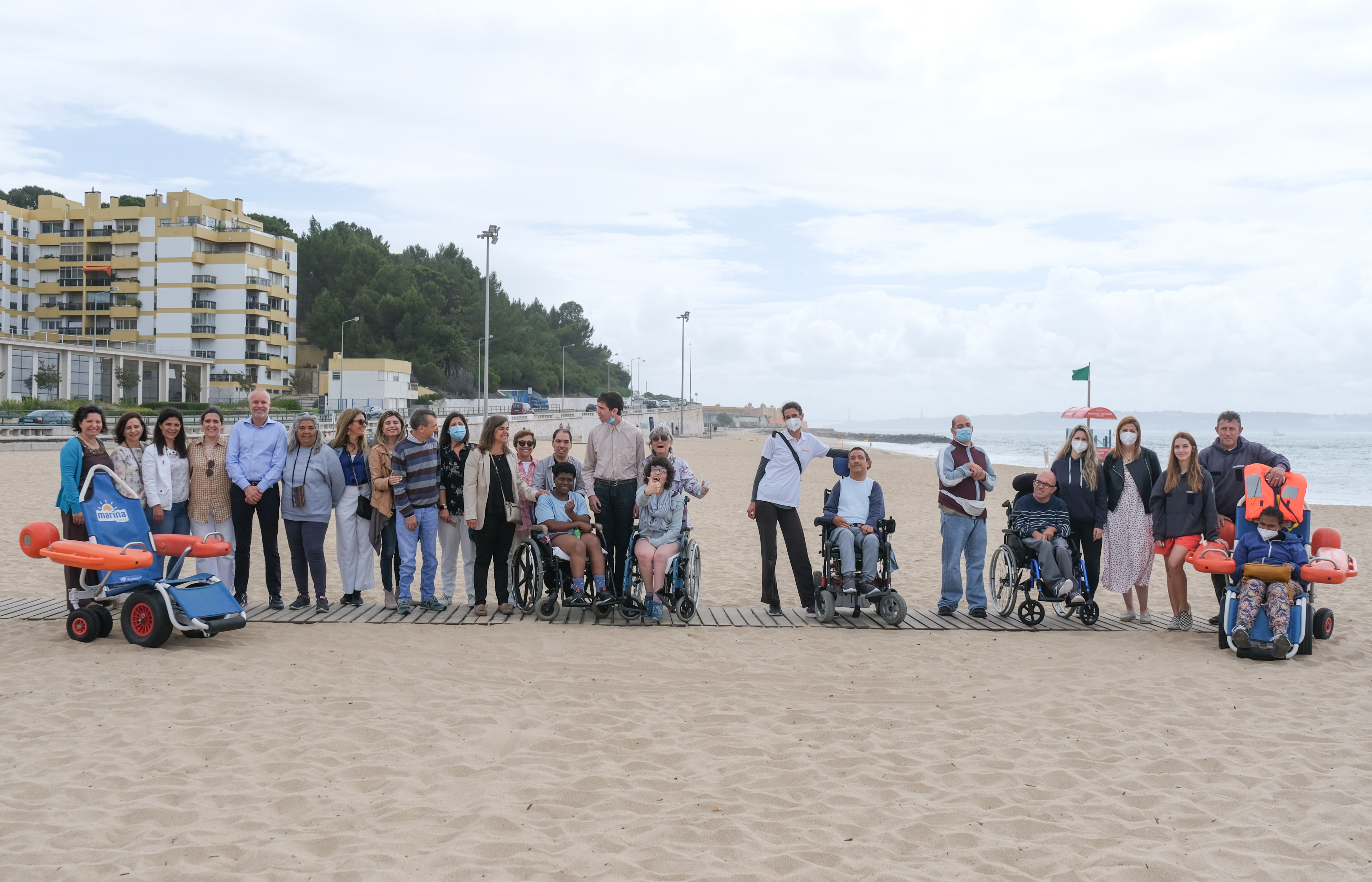 Encontro de abertura da Praia Acessível de Santo Amaro de Oeiras já reabriu