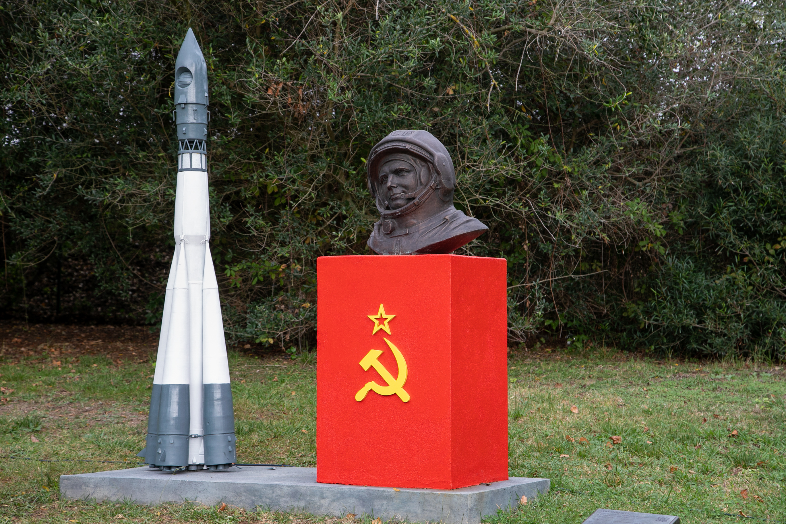 Busto de Yuri Gagarin no Taguspark