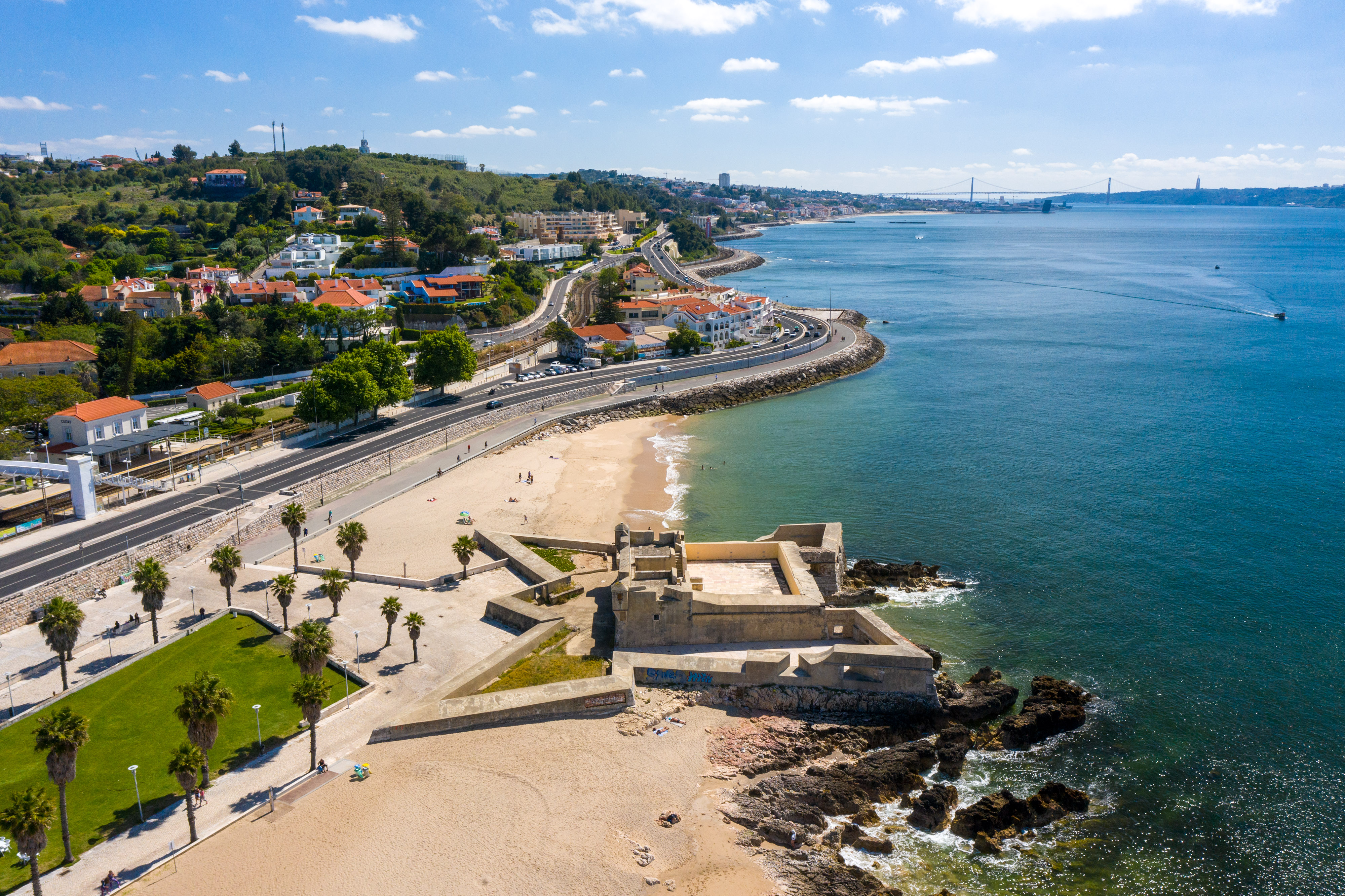 Vista aerea de Paço de Arcos