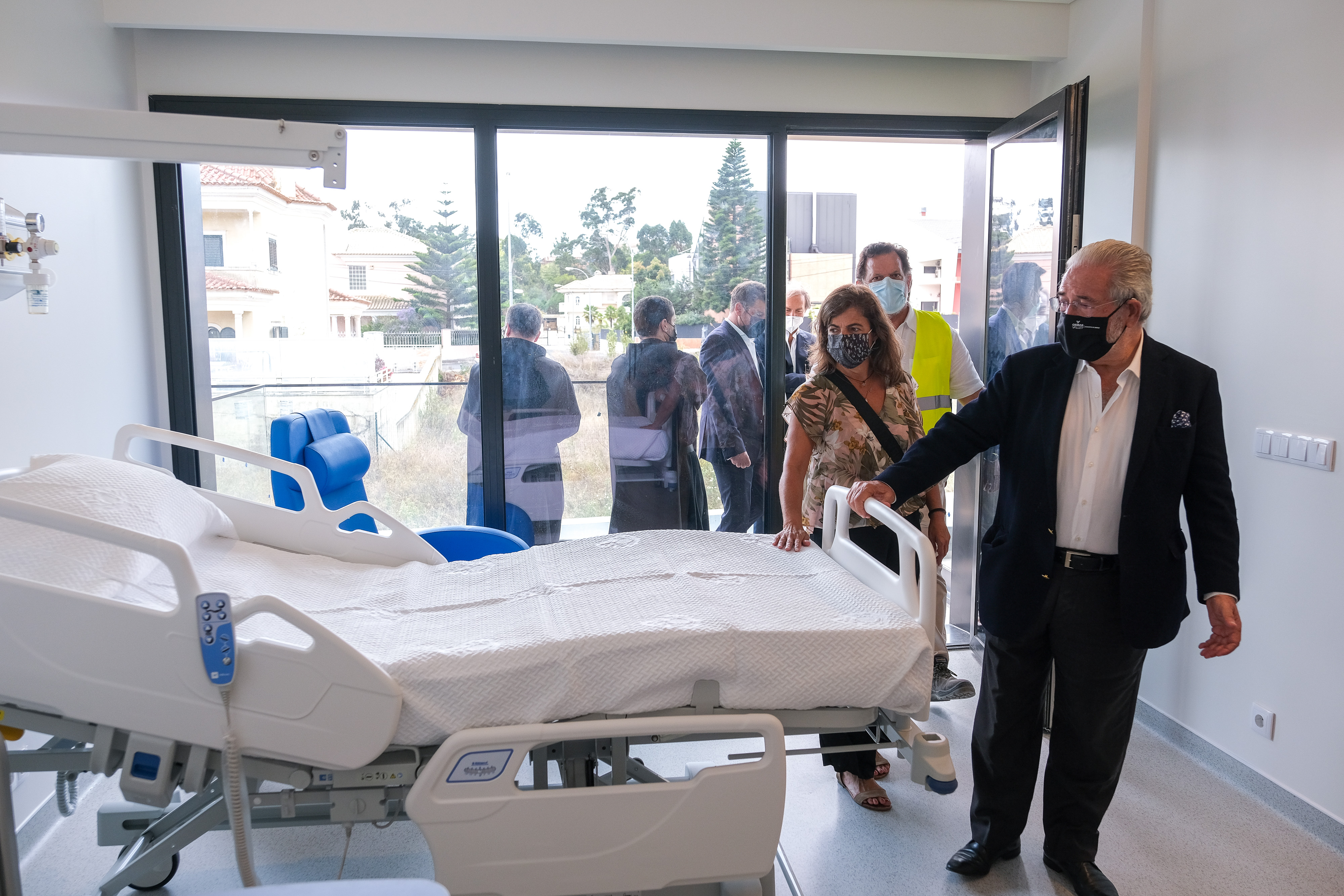 Presidente Isaltino Morais em visita ao Instituto São João de Deus