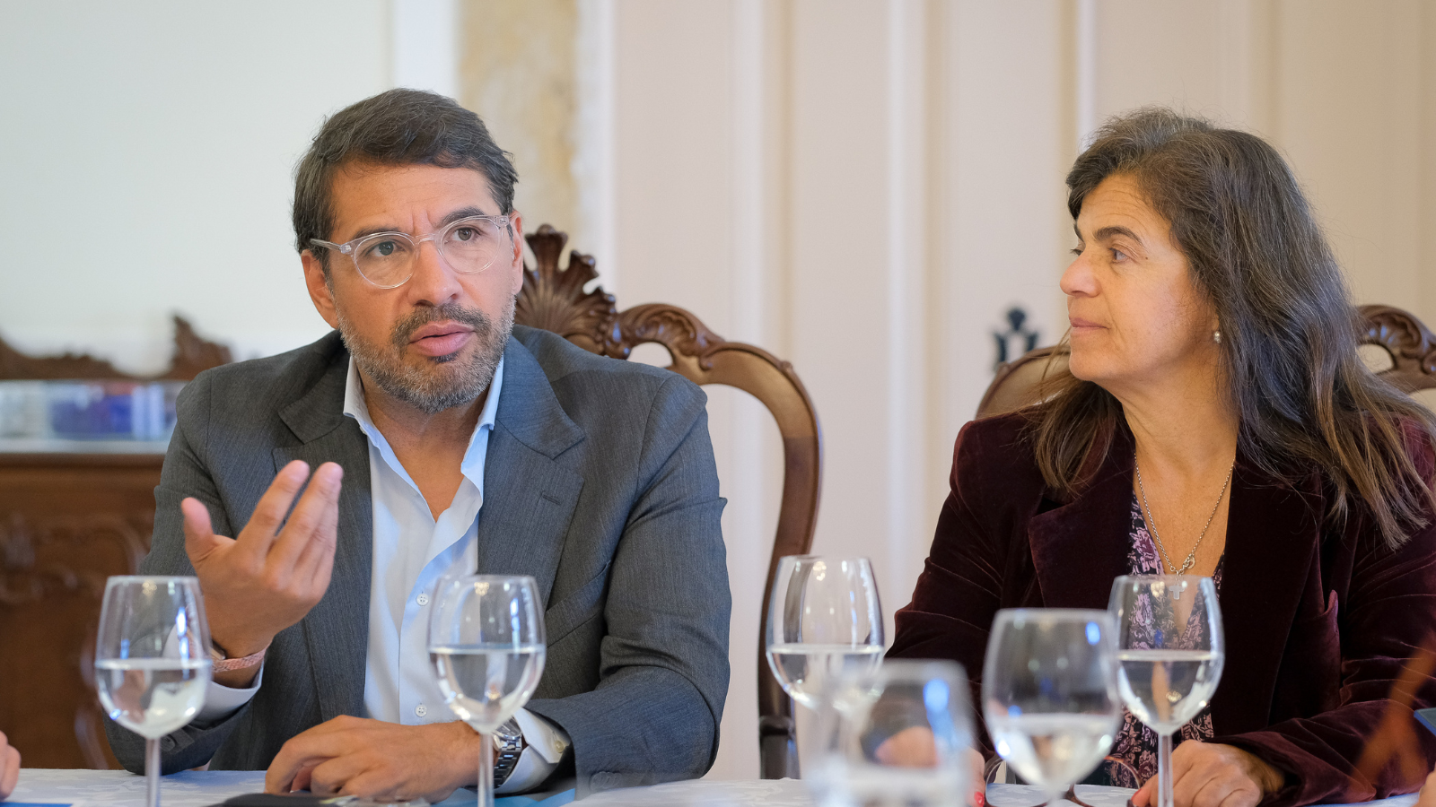 fotografia do Vice Presidente e da Vereadora