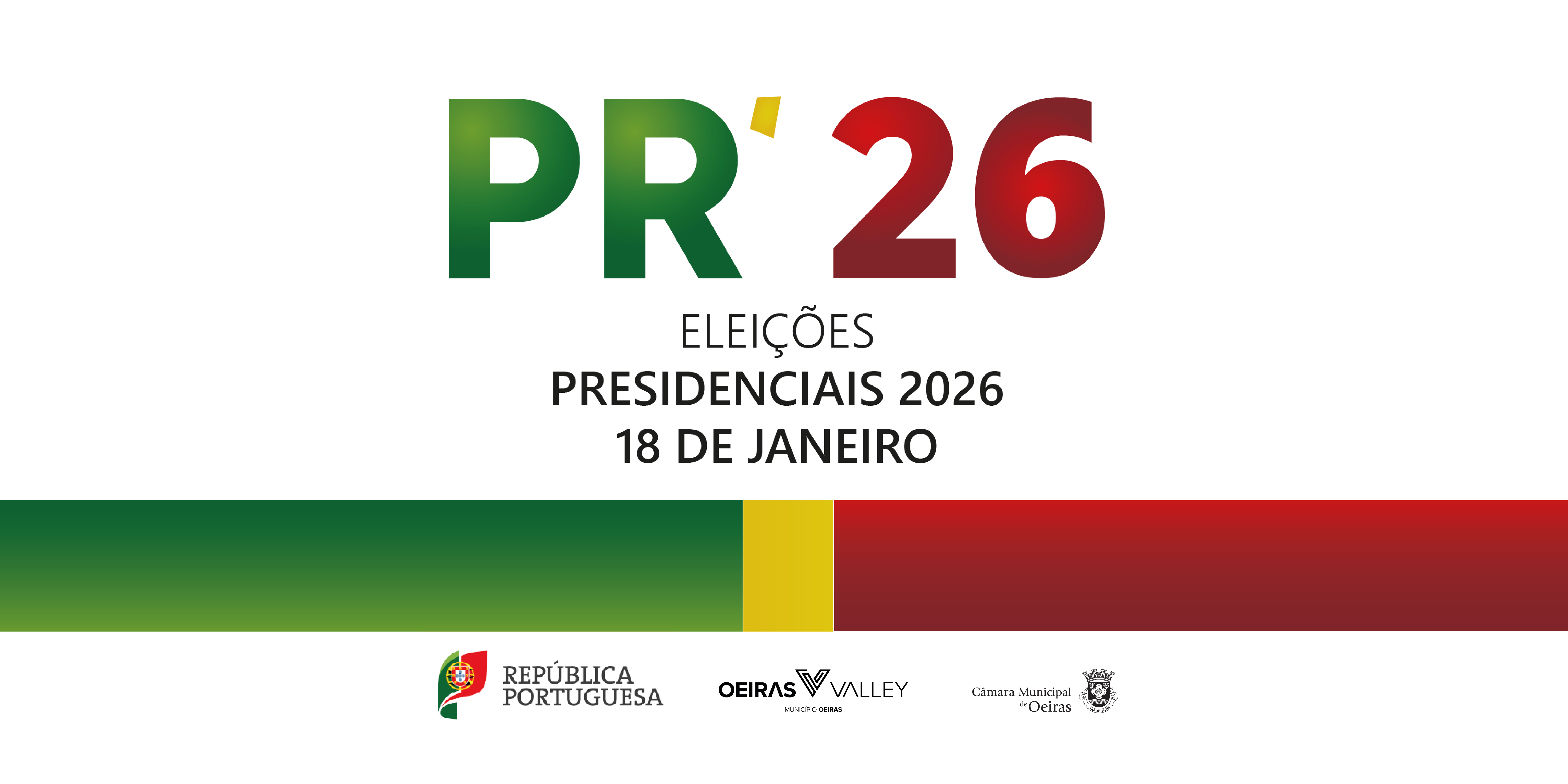 Banner sobre eleições presidenciais 2026