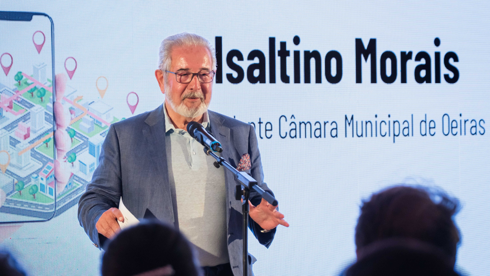 fotografia do presidente isaltino