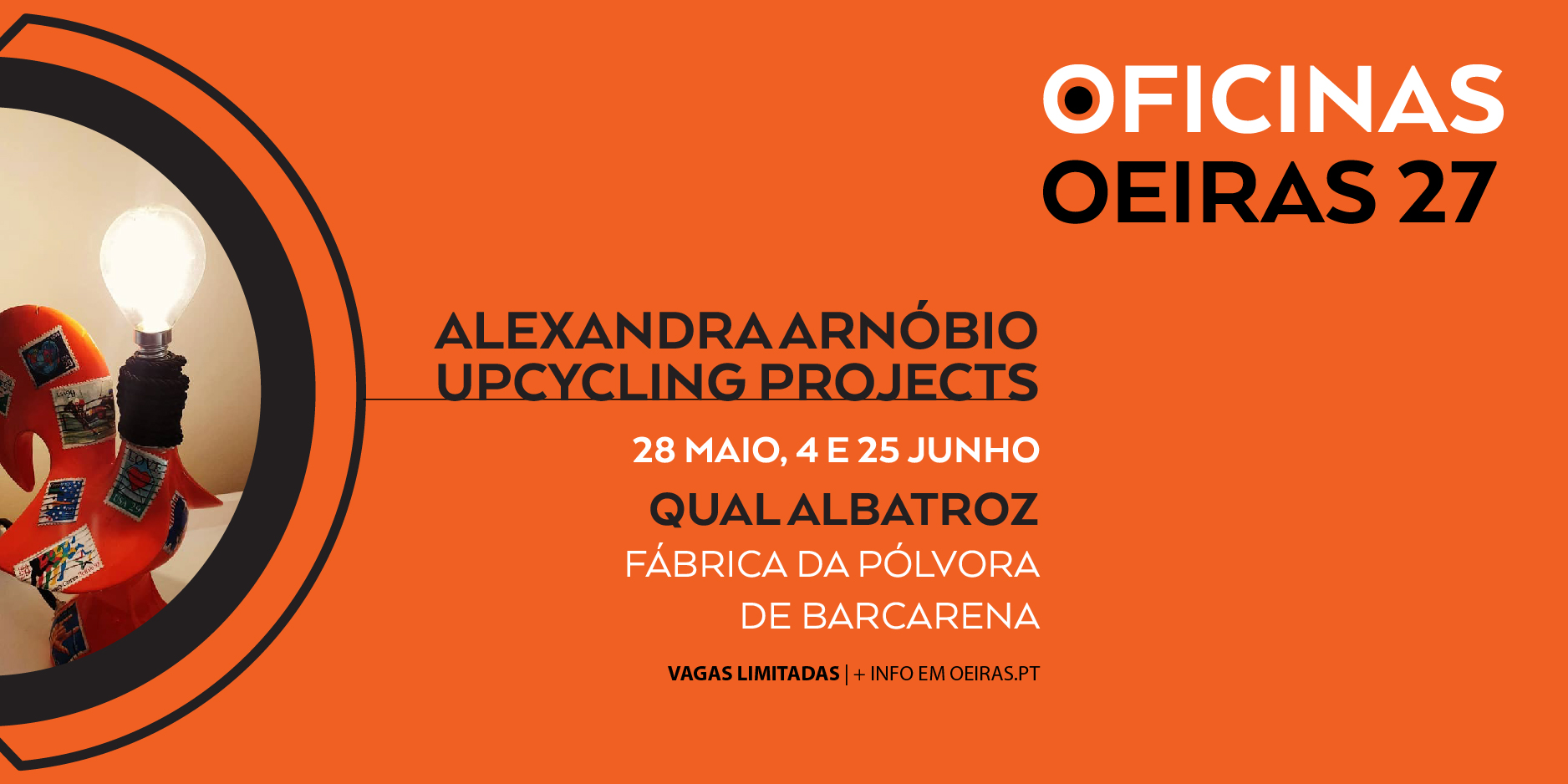Oficinas de Upcycling - Alexandra Arnóbio