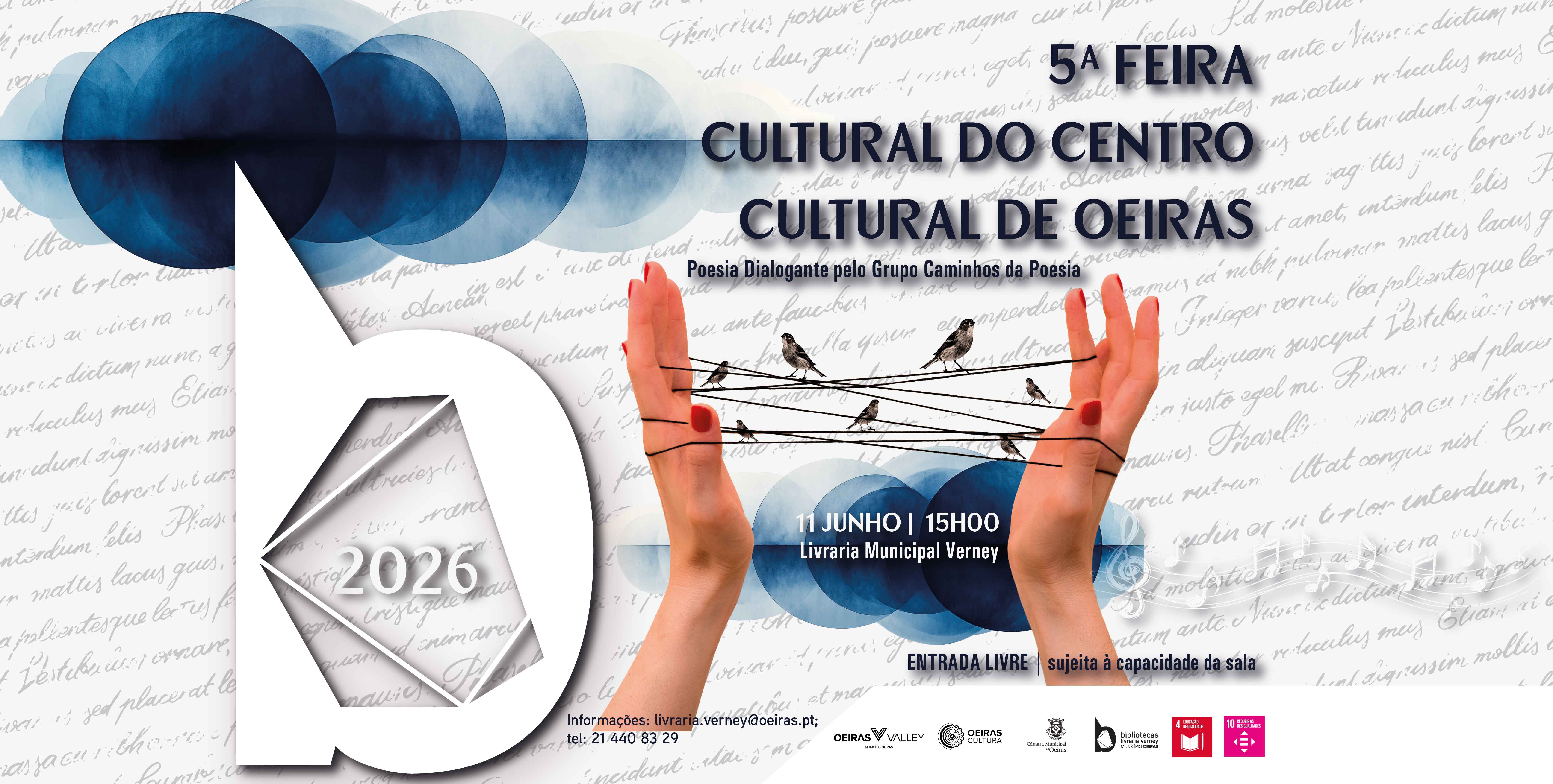 banner informativo do evento