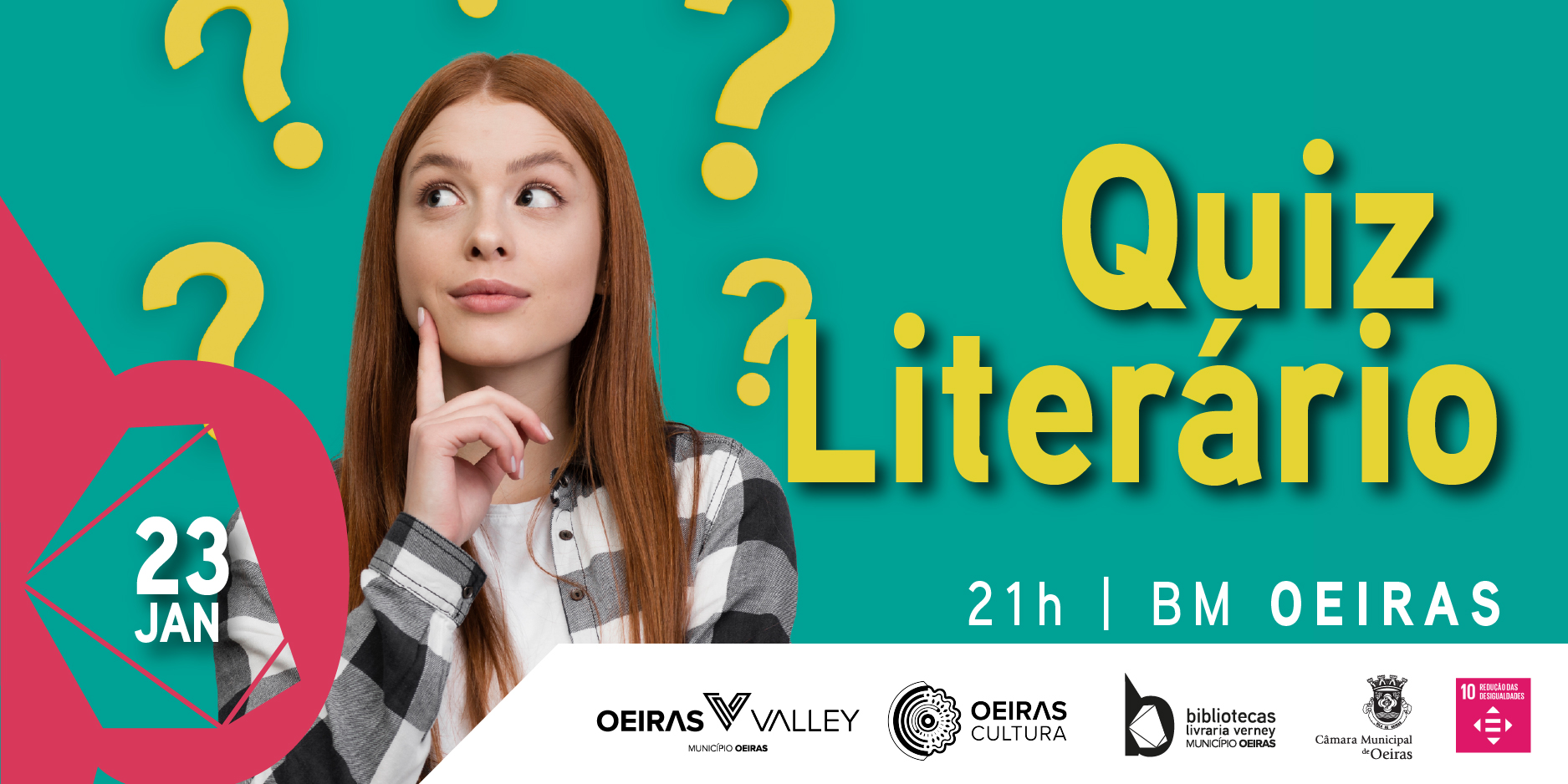 Banner quiz literário