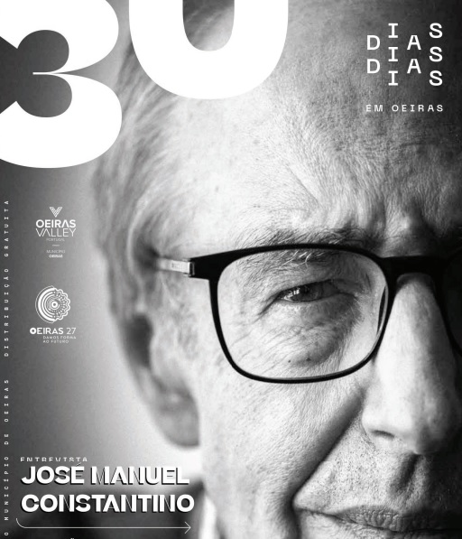 Capa do Roteiro 30 dias de fevereiro, com José Manuel Constantino.