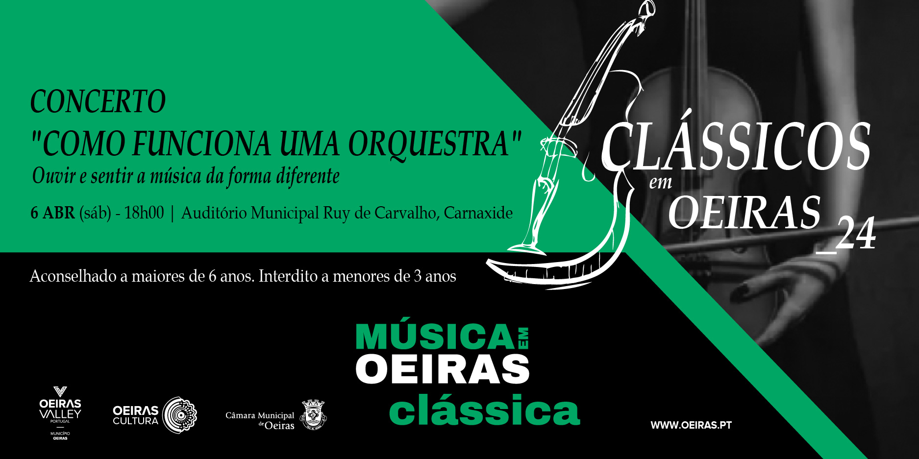 Clássicos em Oeiras -  ‘Como funciona Uma Orquestra – Ouvir e sentir a música da forma diferente’