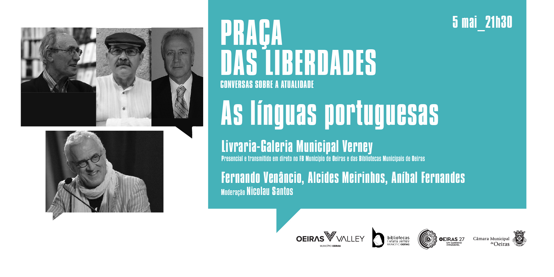 Praça das Liberdades - As línguas portuguesas