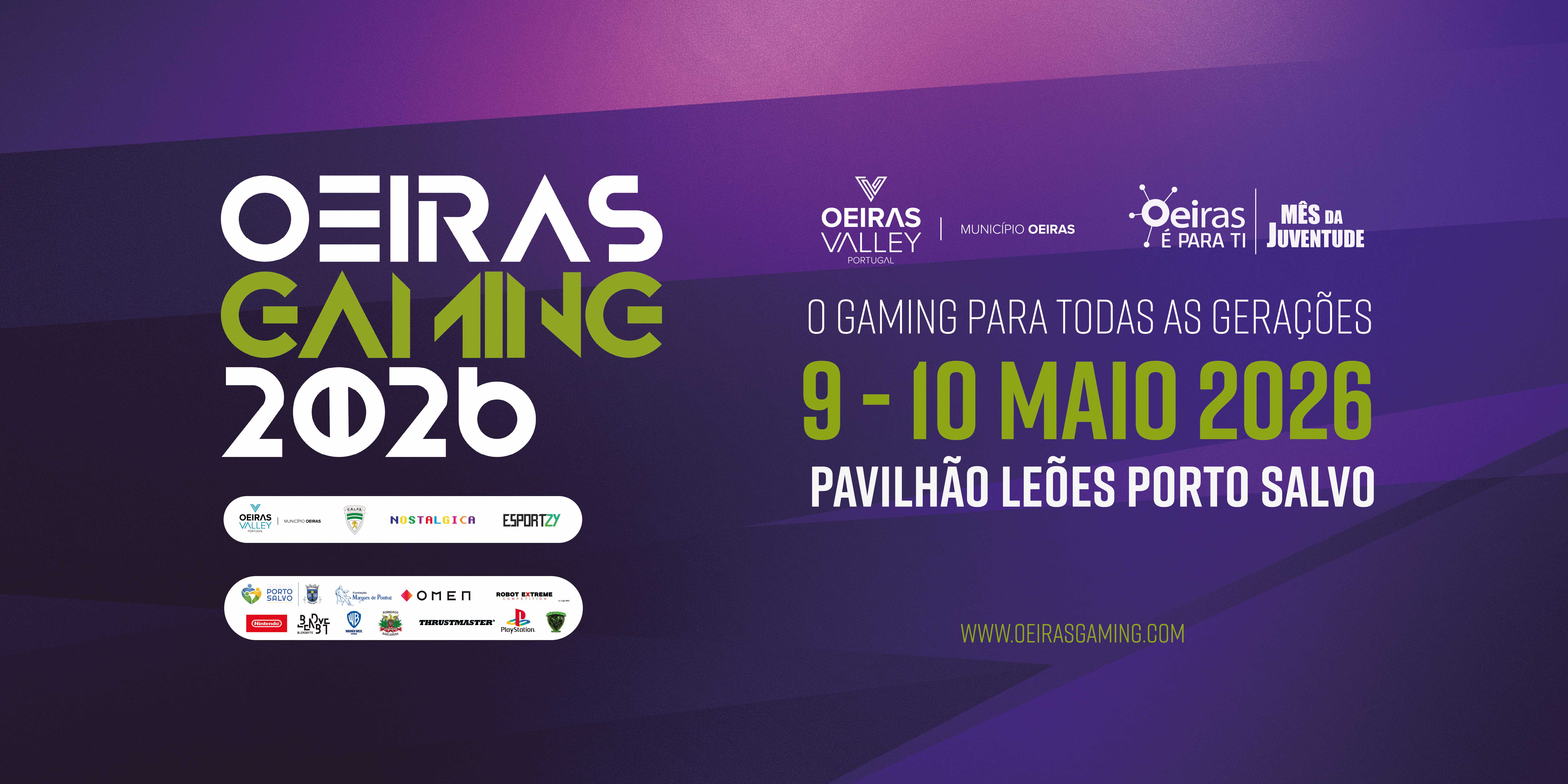 banner informativo do evento