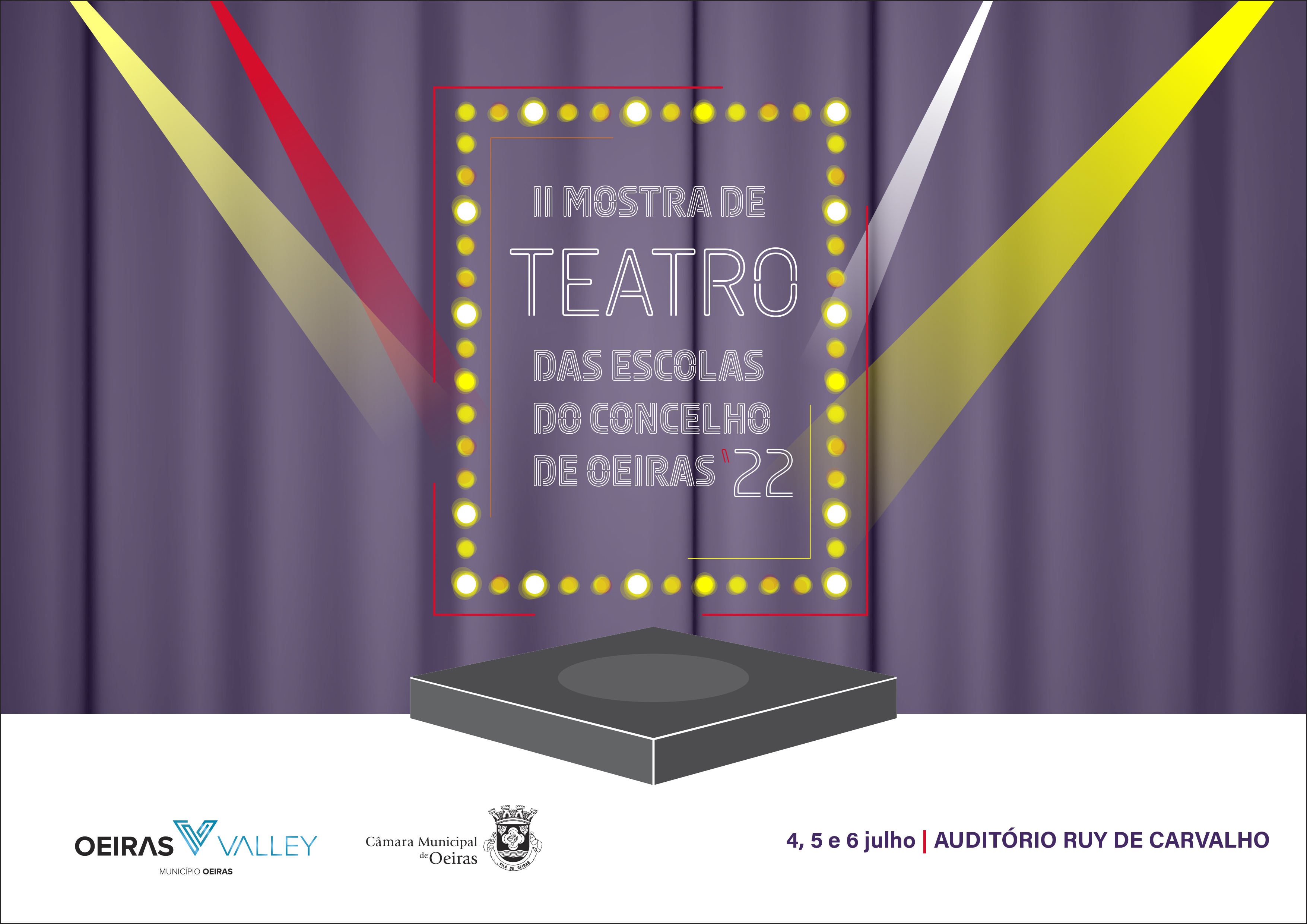 Banner II Mostra De Teatro Das Escolas Do Concelho De Oeiras 2022