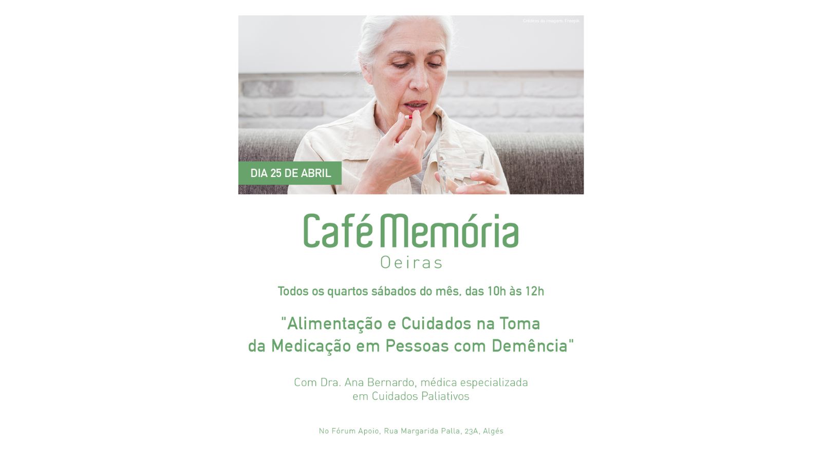 banner informativo do evento