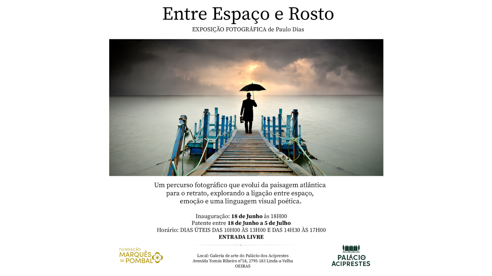 banner informativo do evento
