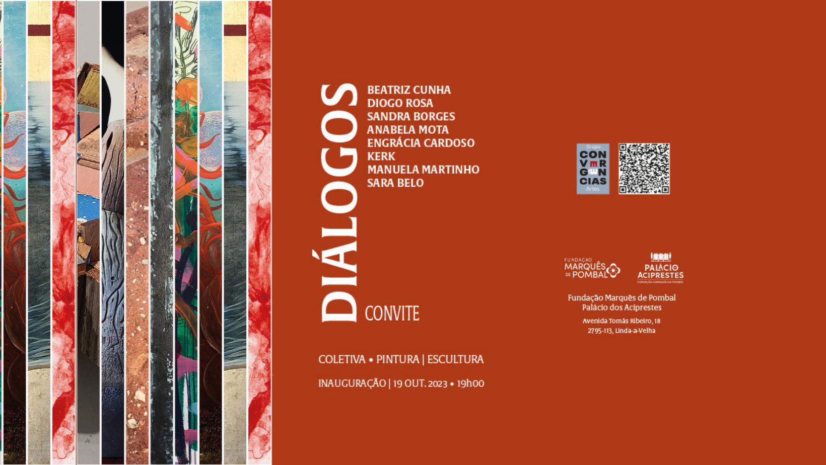 Banner Exposição 'Diálogos'
