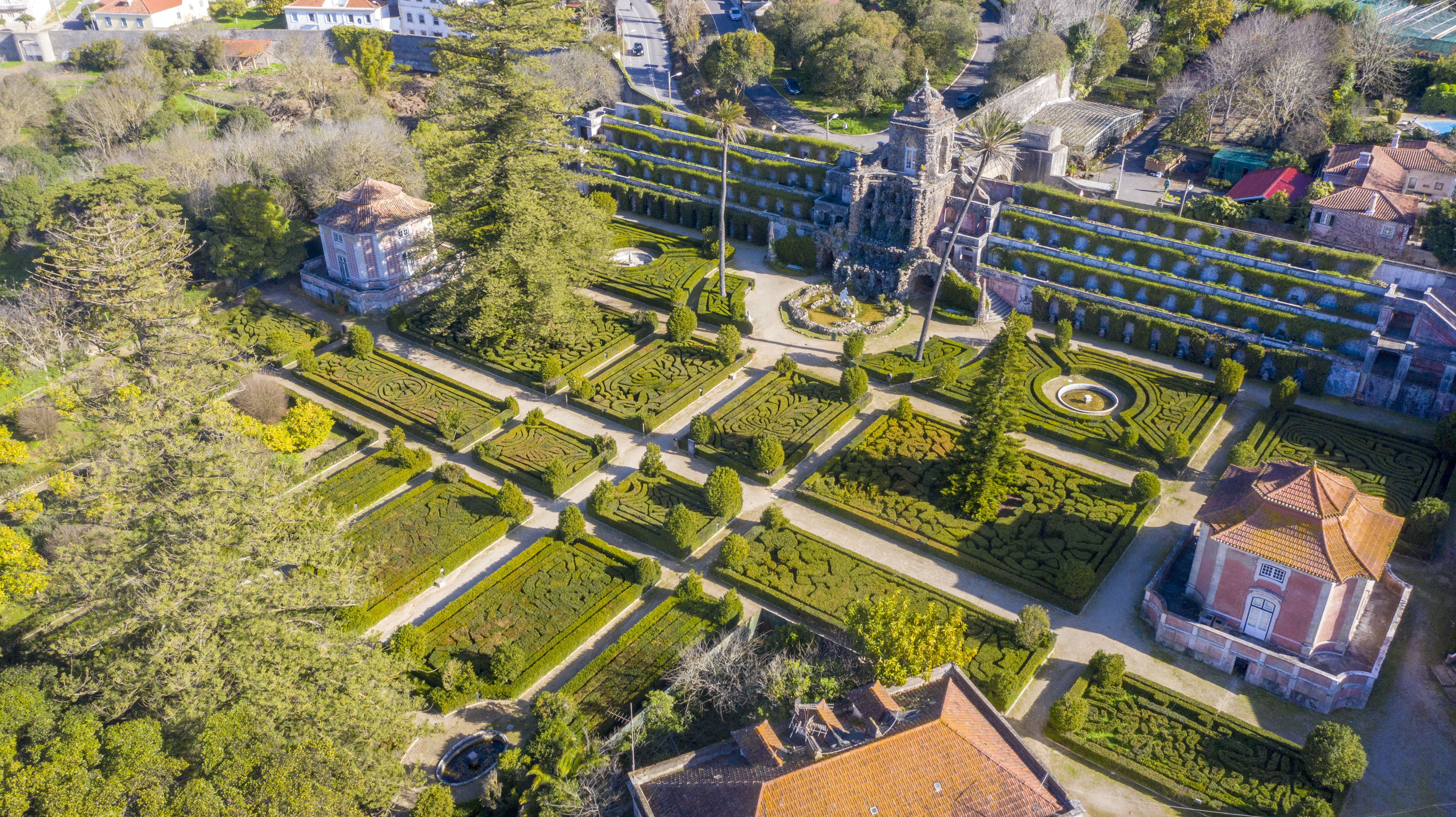  Vista aérea da Quinta Real de Caxias