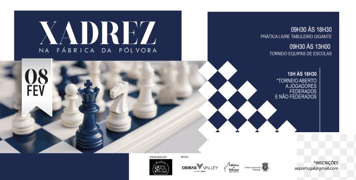 Xadrez na Fábrica da Pólvora | Fevereiro