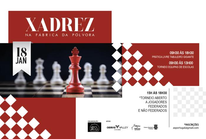 Xadrez na Fábrica da Pólvora | Janeiro