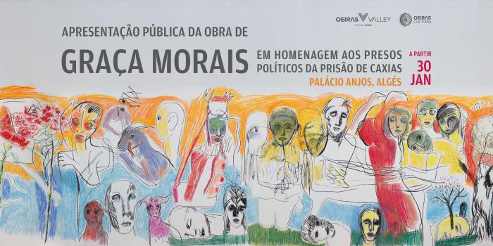 Apresentação pública da obra de Graça Morais em homenagem aos presos políticos da prisão de Caxias