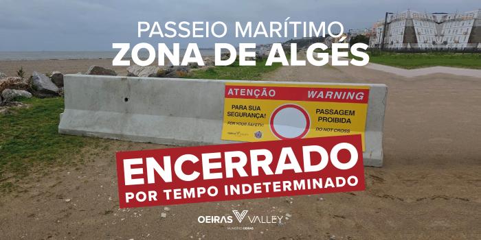 Encerramento do Passeio Marítimo de Algés