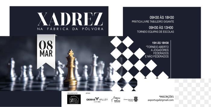Xadrez na Fábrica da Pólvora | Março