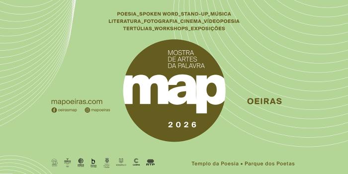 MAP – Mostra de Artes da Palavra 2026 - Fevereiro