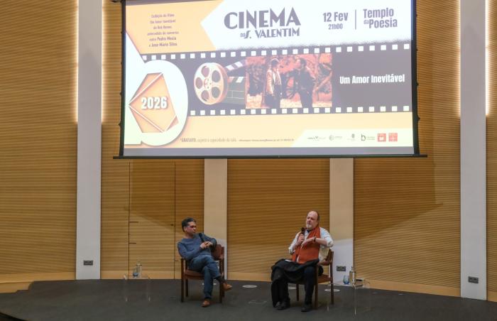 'Cinema no S. Valentim' celebra o amor no Templo da Poesia