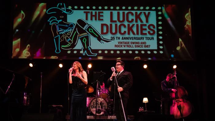 The Lucky Duckies encantaram o público com o espetáculo ‘That’s Amore’