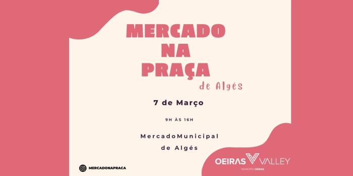 Algés: Mercado na Praça