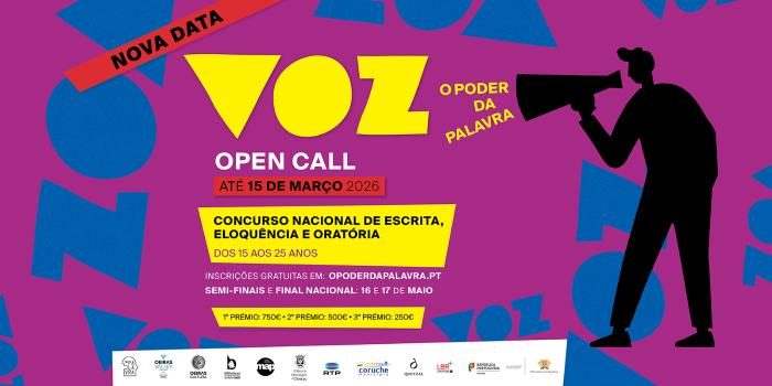 Concurso Open Call - Candidaturas até 15 de março