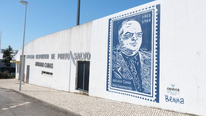 Mural artístico homenageia Adriano Canas em Porto Salvo