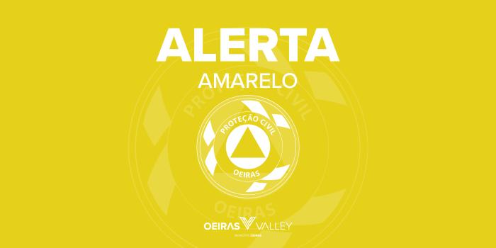 Município de Oeiras emite aviso amarelo devido a previsão de chuva intensa, vento forte e agitação marítima