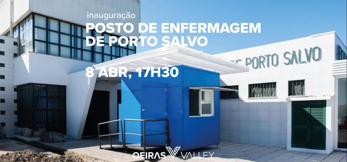 Posto de Enfermagem de Porto Salvo inaugurado no dia 8 de abril