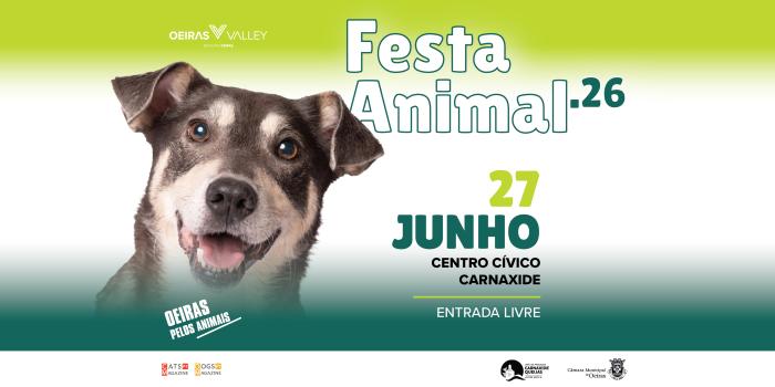 Festa Animal ‘26 vai a Carnaxide