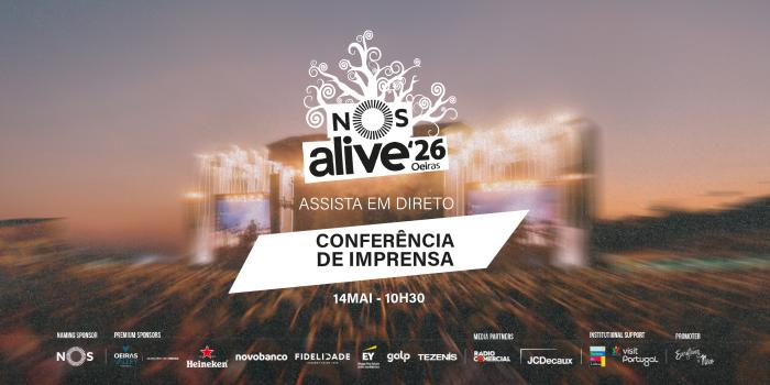 Conferência de Imprensa da nova edição do NOS Alive 2026