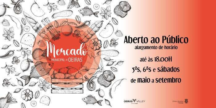 Novo horário de funcionamento - Mercado de Oeiras