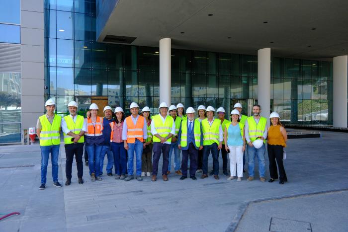 Presidente da Câmara de Loulé visita as obras do novo edifício Paços do Concelho