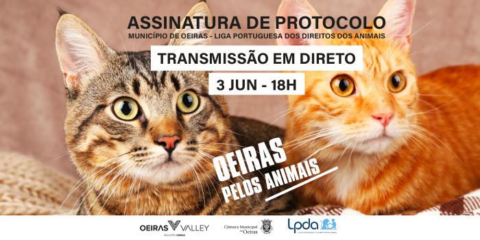 Assinatura de Protocolo entre o Município de Oeiras e a Liga Portuguesa dos Direitos dos Animais