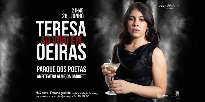 Teresa ao vivo em Oeiras