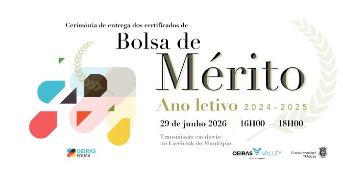 Oeiras entrega Bolsas de Mérito - Ano Letivo 2025/2026