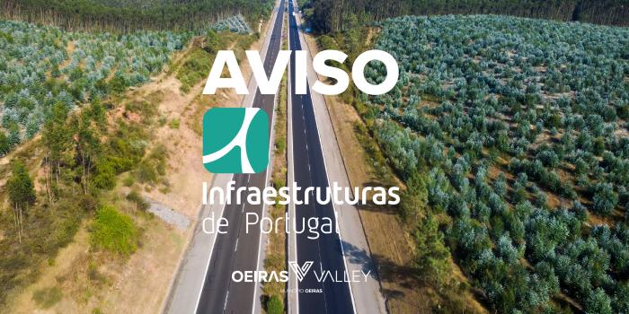 IP realiza trabalhos de limpeza de sumidouros na EN6